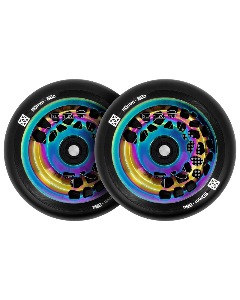 Slamm Neochrome Split Core 110mm Stuntstep Wielen