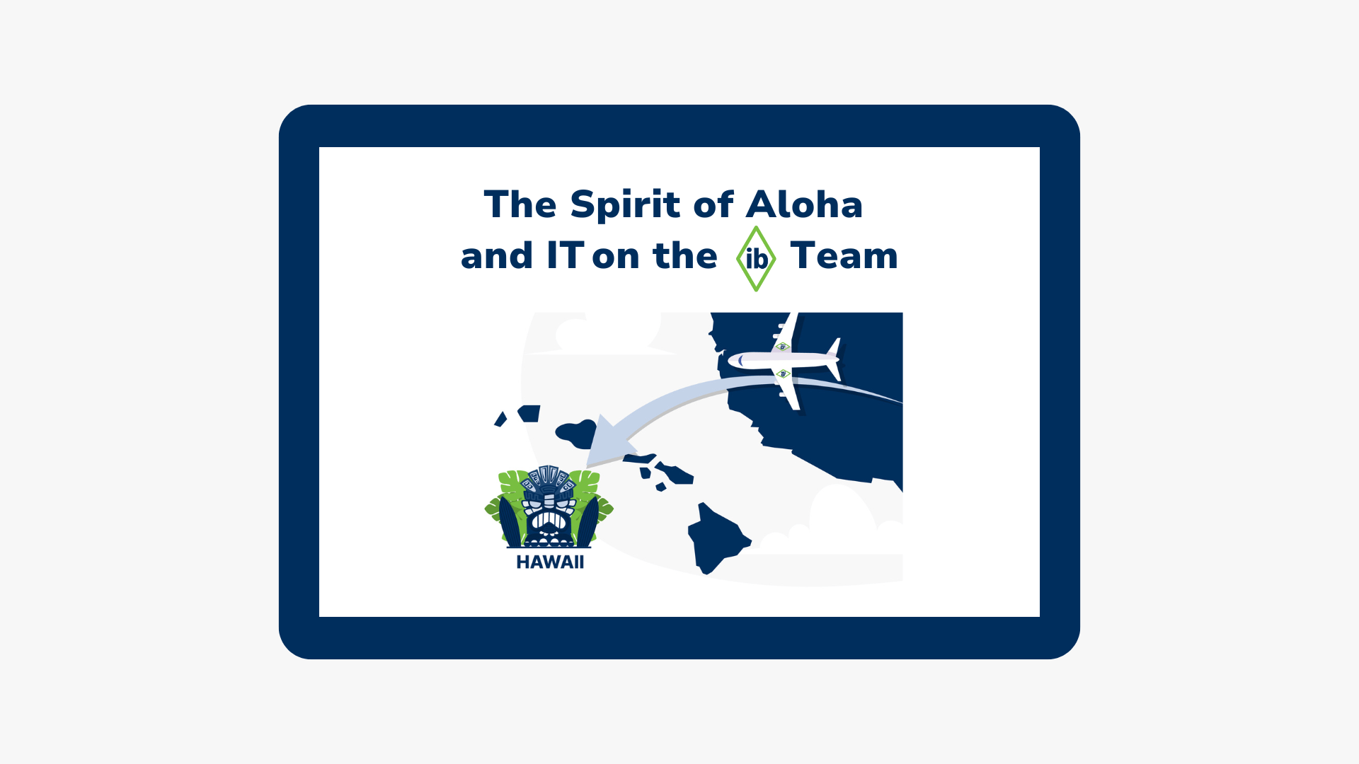 The Spirit of Aloha and IT on the International Bridge Team