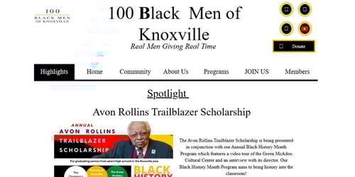 100 Black Men of Knoxville, Inc. -  industry in Knoxville TN