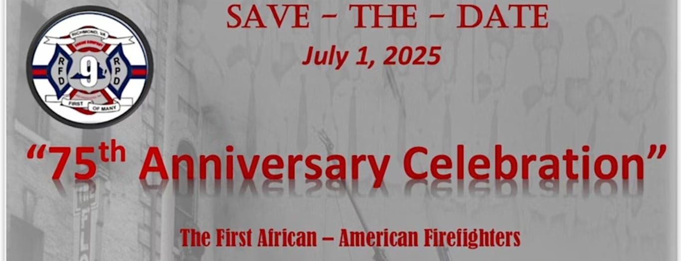 75th Anniversary First Hired African American Firefighters RVA -  industry in Richmond VA