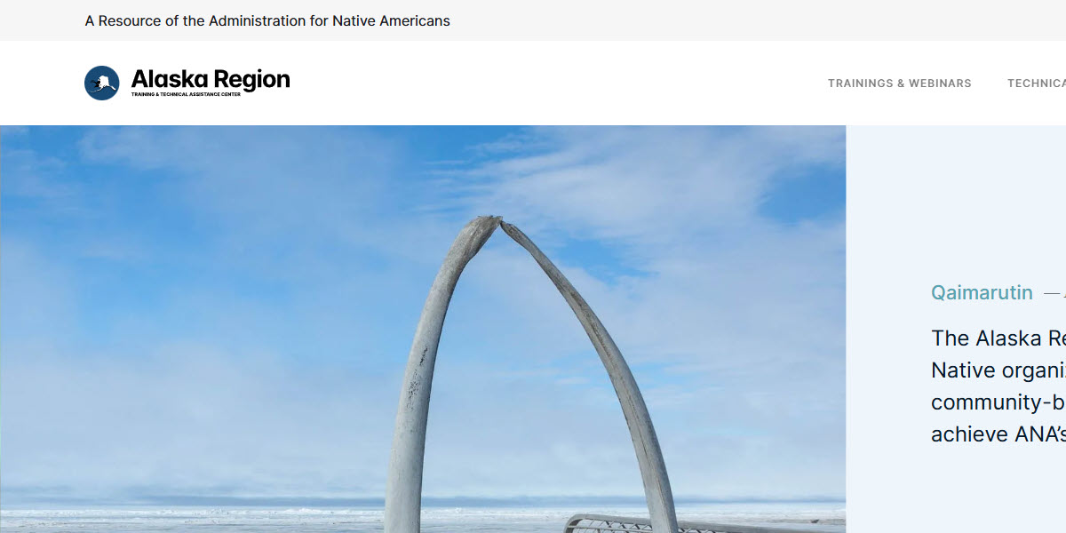 Administration for Native Americans Alaska Region