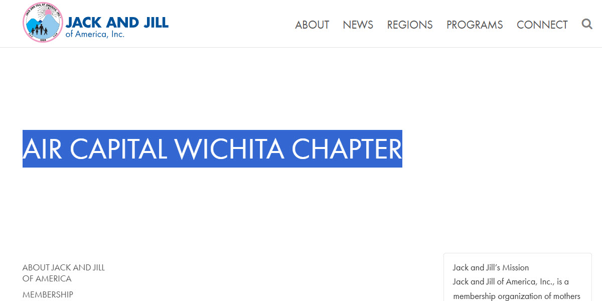 Air Capital Wichita Chapter of Jack and Jill of America, Incorporated