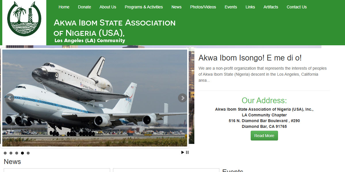 Akwa Ibom State Association of Nigeria, USA Inc. Los Angeles Community -  industry in Diamond Bar CA