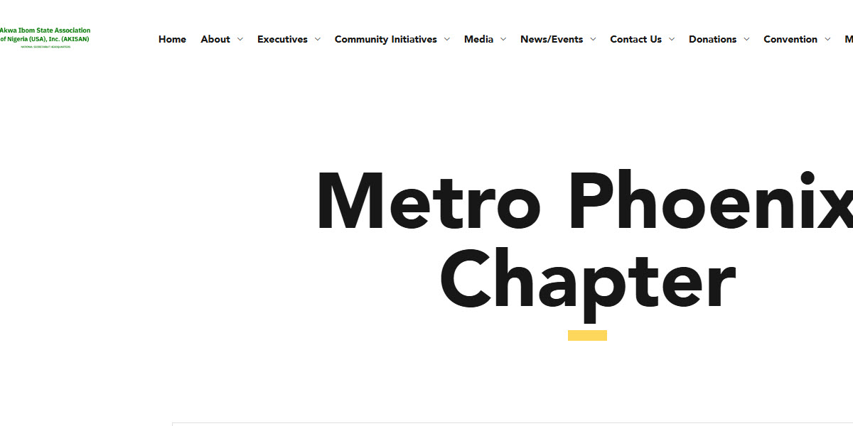 Akwa Ibom State Association of Nigeria, USA Inc. Metro Phoenix cover image