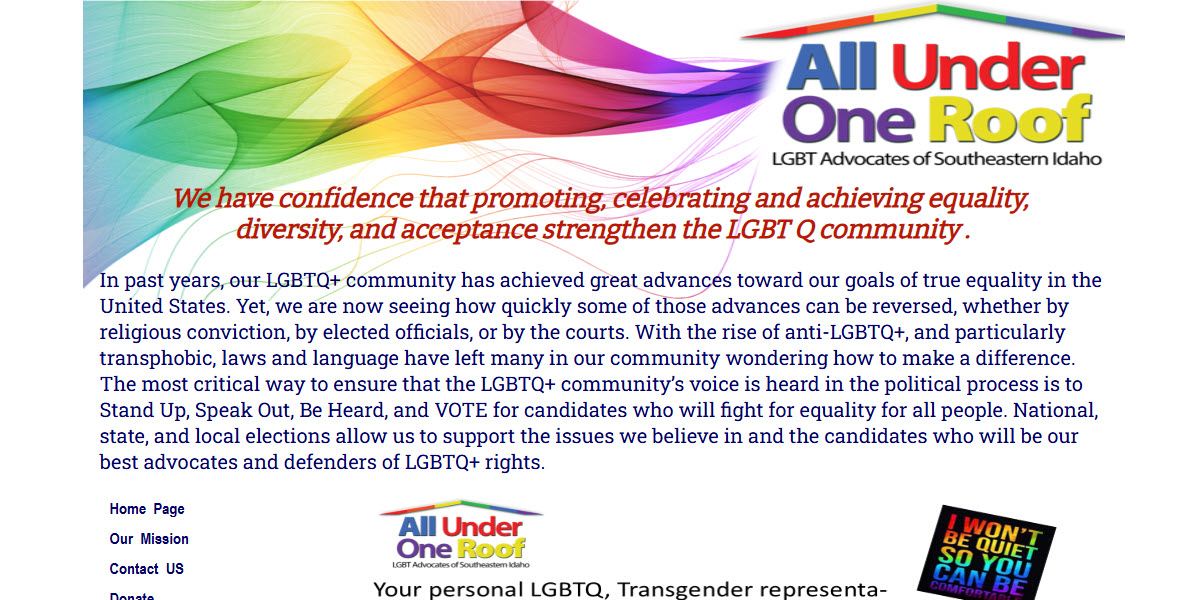 All Under One Roof LGBT Advocates Southeastern Idaho -  industry in Pocatello ID