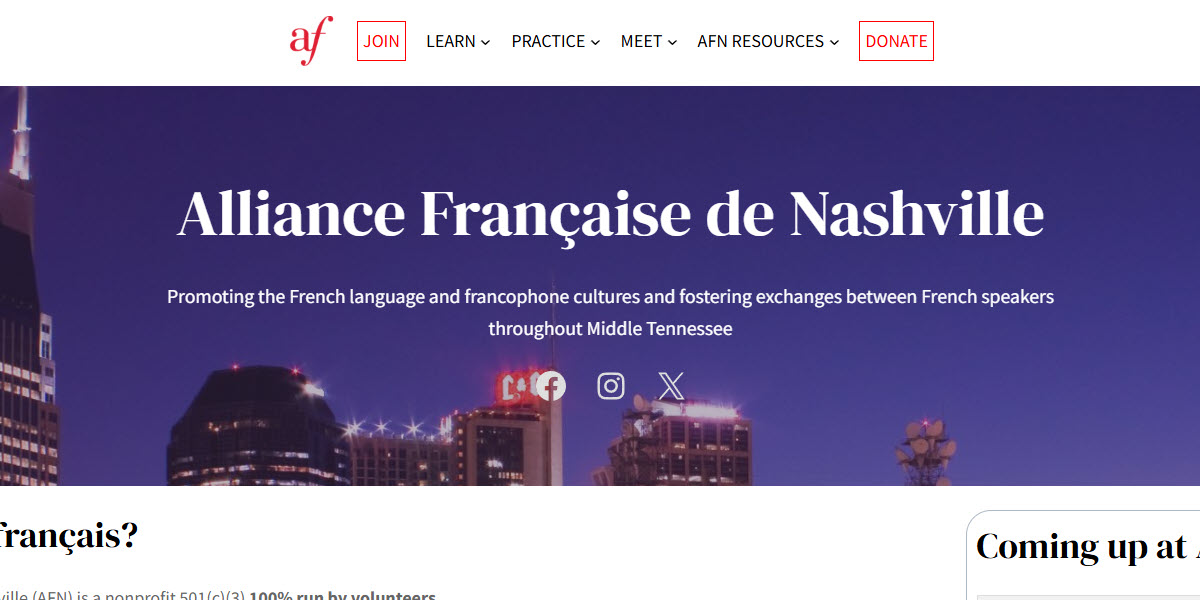 Alliance Francaise Nashville -  industry in Nashville TN