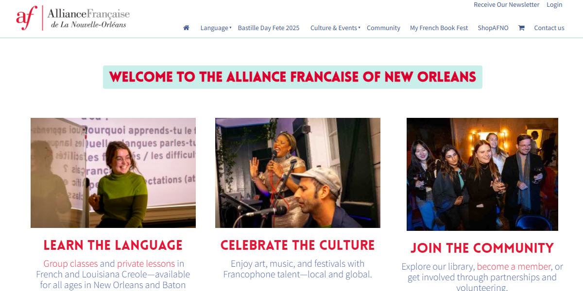 Alliance Francaise de la Nouvelle OrlÃ©ans -  industry in New Orleans LA