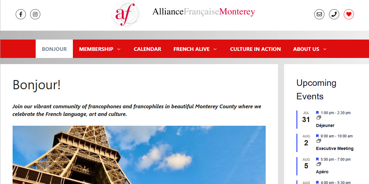 Alliance Francaise de la Peninsule de Monterey -  industry in Carmel CA