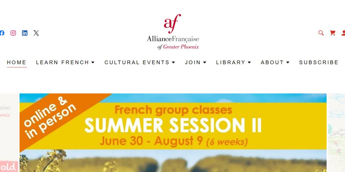 Alliance Francaise of Greater Phoenix -  industry in Scottsdale AZ