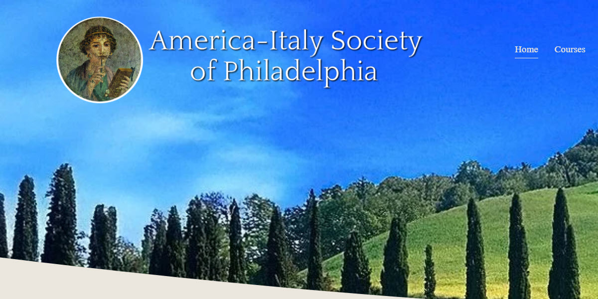 America-Italy Society of Philadelphia cover image
