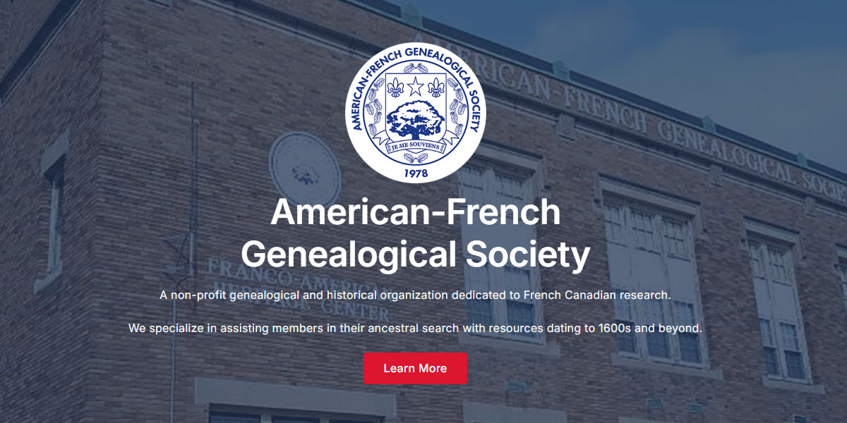 American-French Genealogical Society -  industry in Woonsocket RI