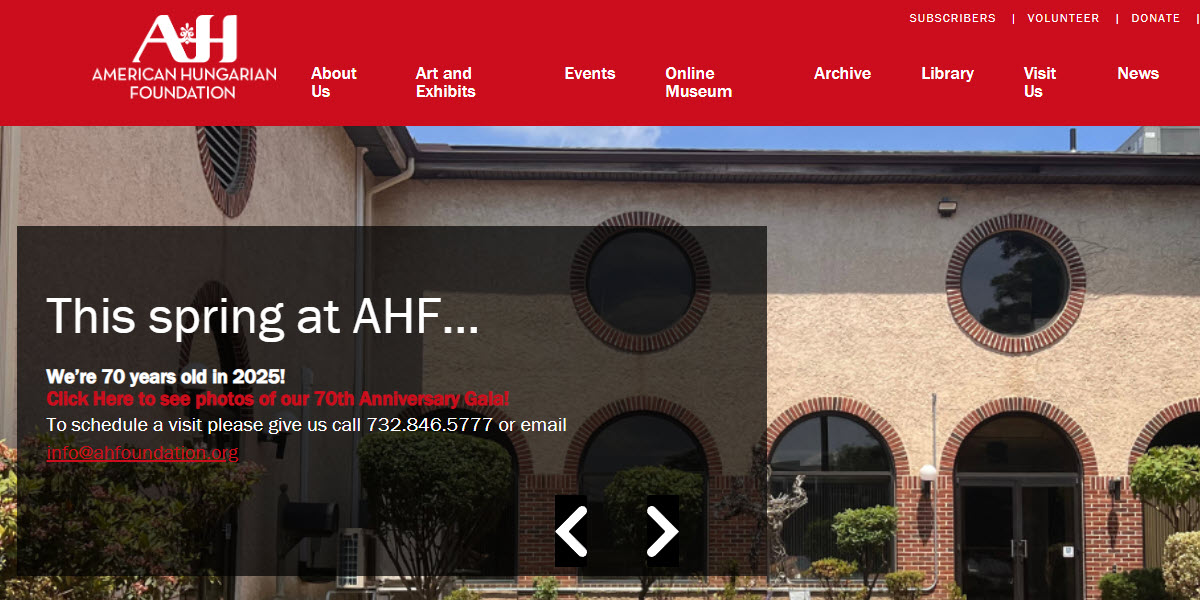 American Hungarian Foundation -  industry in New Brunswick NJ