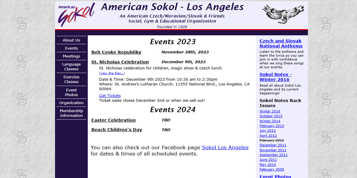 American Sokol Los Angeles