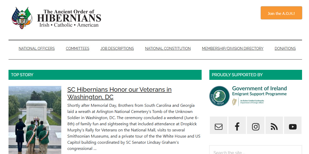 Ancient Order of Hibernians in America, Inc. -  industry in West Caldwell NJ