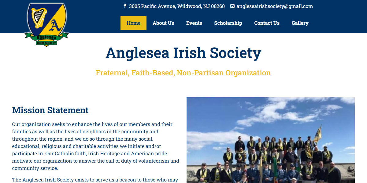 Anglesea Irish Society cover image