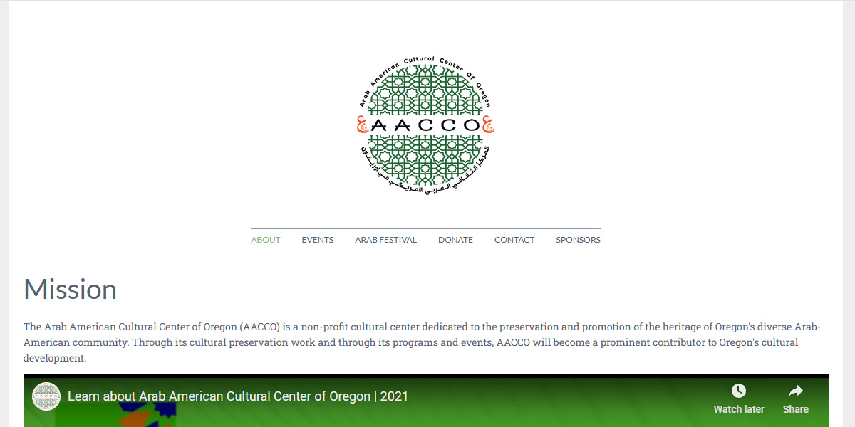 Arab American Cultural Center of Oregon