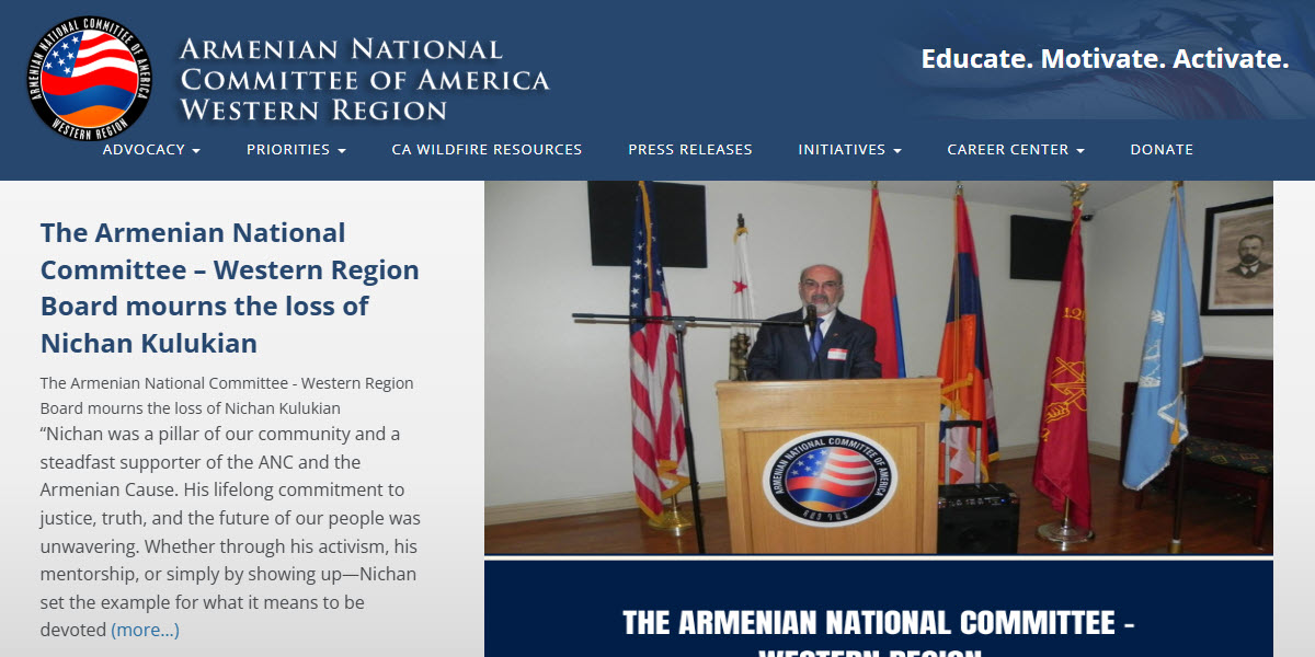 Armenian National Committee of America Western Region