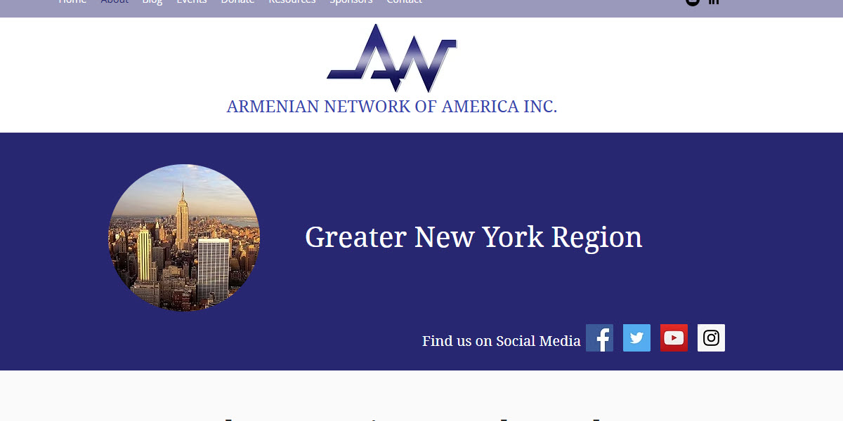 Armenian Network of America, Inc. Greater New York Region Chapter