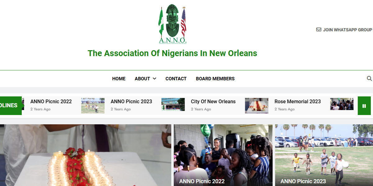 Association of Nigerians in New Orleans cover image