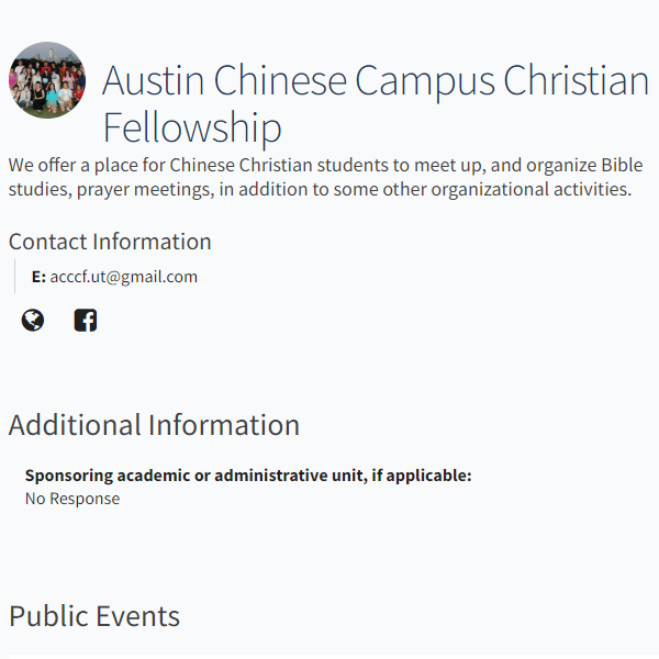 Austin Chinese Campus Christian Fellowship cover image