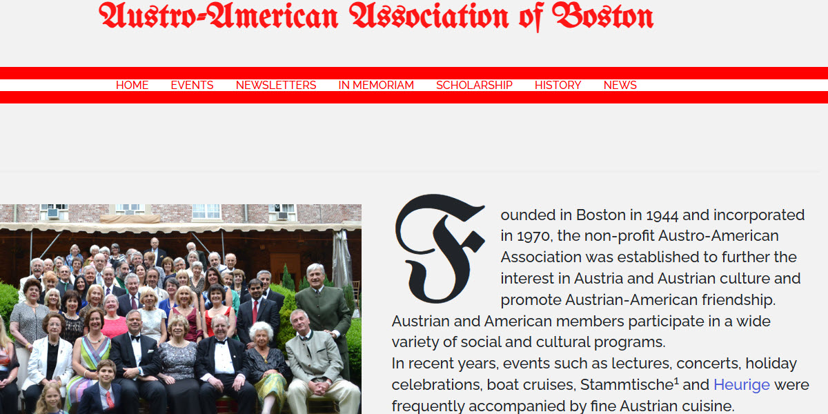 Austro-American Association of Boston, Inc. -  industry in Wayland MA