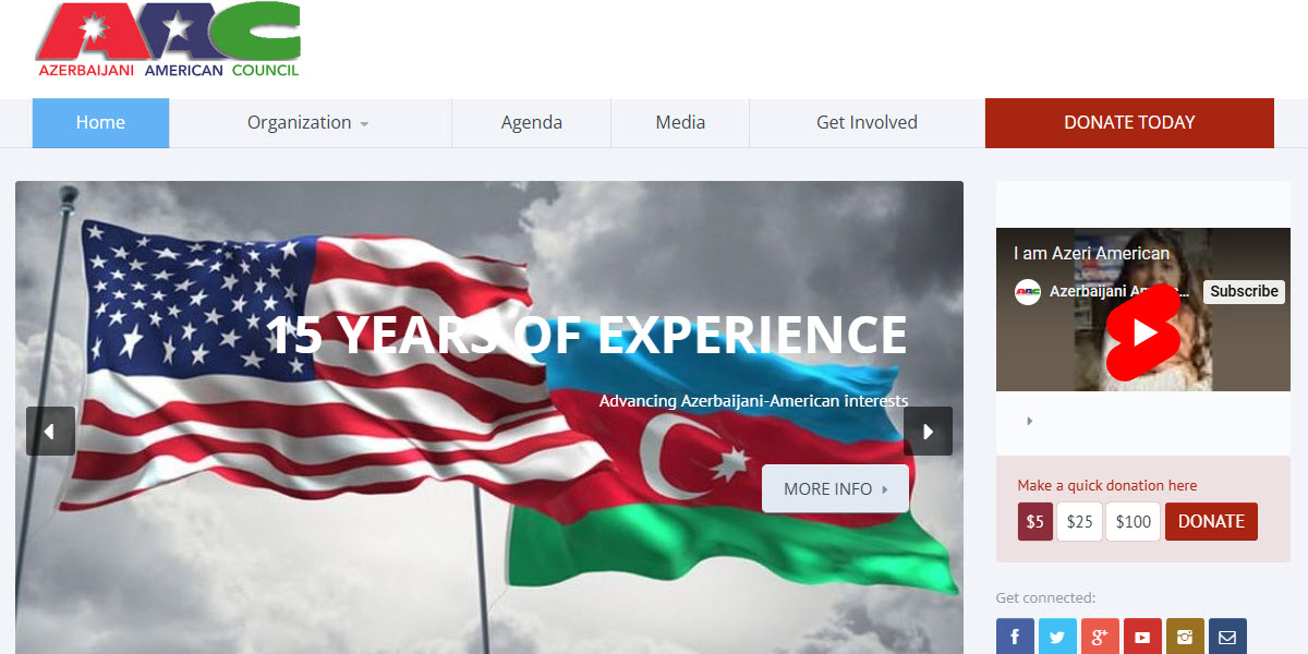 Azerbaijani-American Council -  industry in New York NY