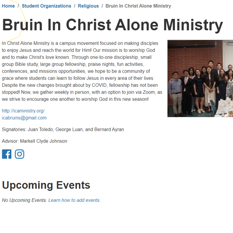 Bruin In Christ Alone Ministry -  industry in Los Angeles CA