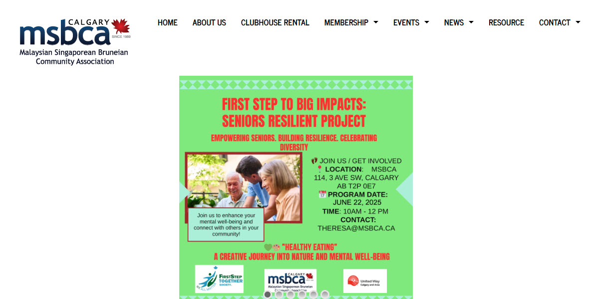 Calgary's Malaysian Singaporean and Bruneian Community Association