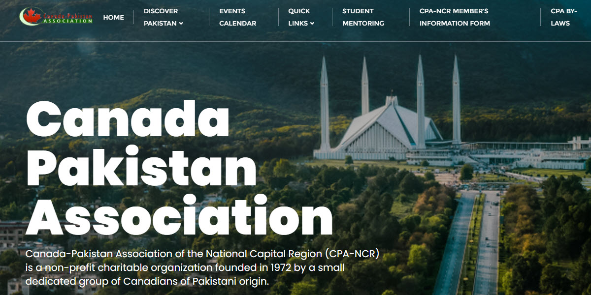 Canada-Pakistan Association of the National Capital Region -  industry in Ottawa ON