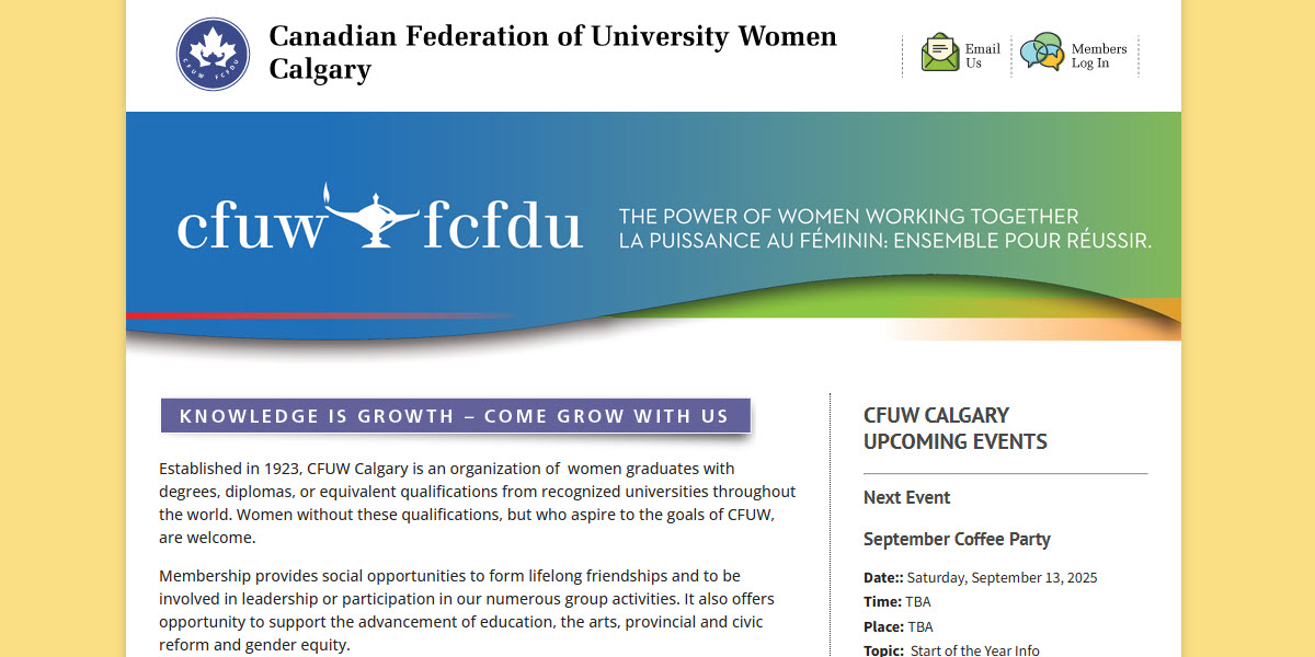 Canadian Federation of University Women Calgary