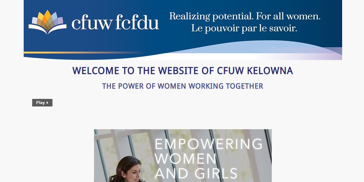 Canadian Federation of University Women Kelowna cover image