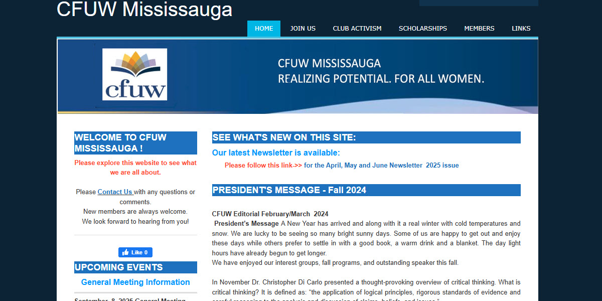 Canadian Federation of University Women Mississauga -  industry in Mississauga ON