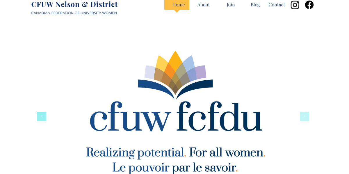 Canadian Federation of University Women Nelson and District cover image