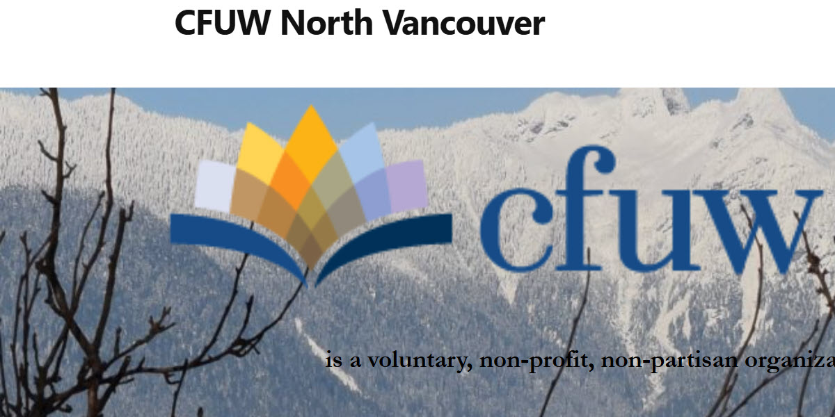 Canadian Federation of University Women North Vancouver -  industry in North Vancouver BC