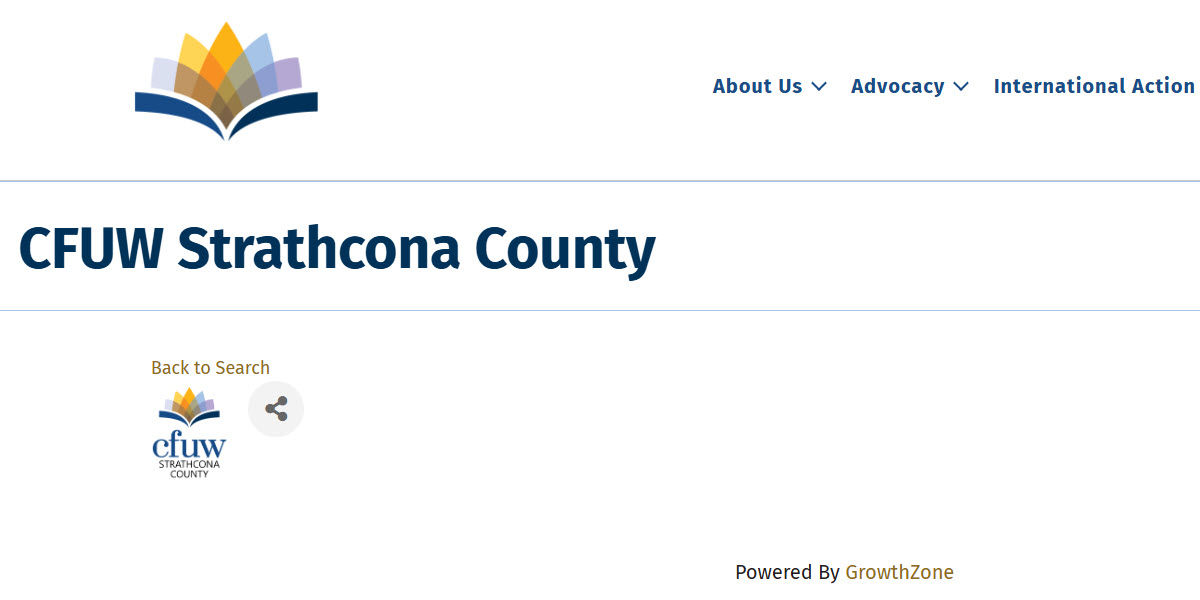 Canadian Federation of University Women Strathcona County -  industry in Sherwood Park AB