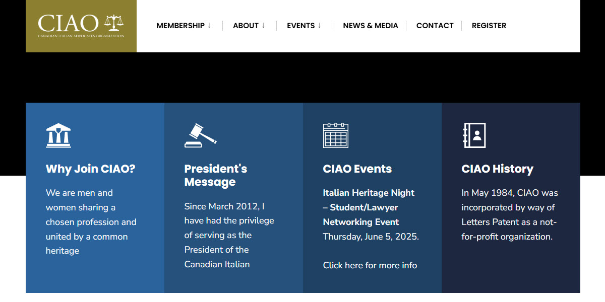 Canadian Italian Advocates Organization -  industry in Woodbridge ON