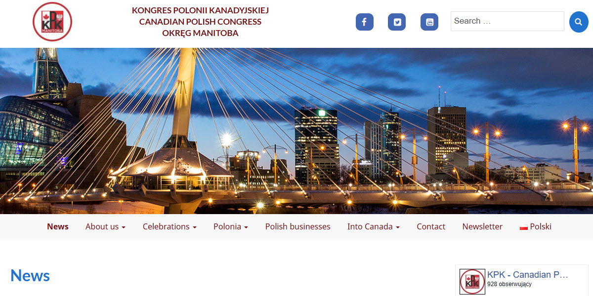 Canadian Polish Congress Manitoba District -  industry in Winnipeg MB