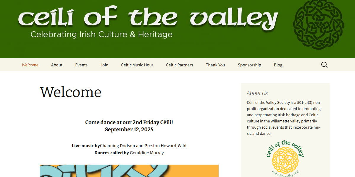 Ceili of the Valley Society
