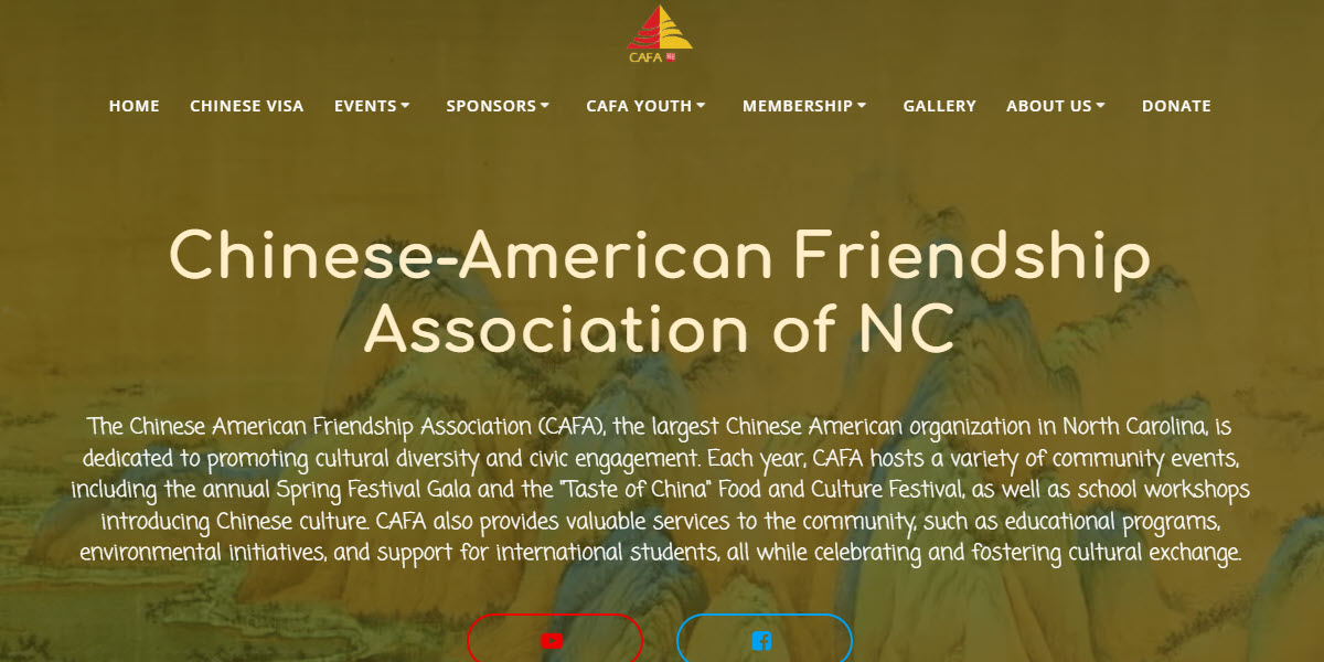 Chinese-American Friendship Association of North Carolina -  industry in Cary NC