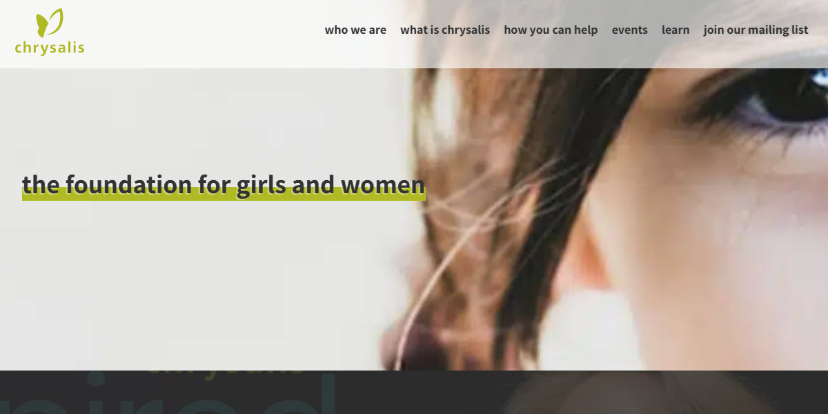 Chrysalis Foundation cover image