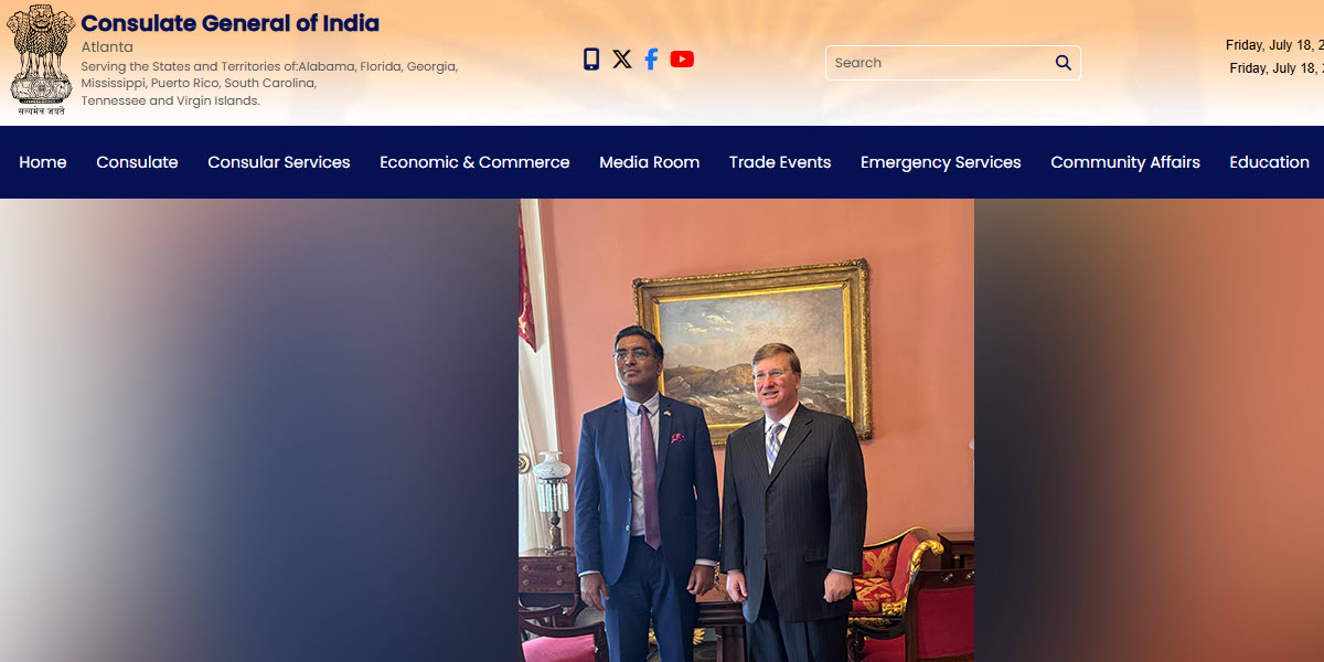 Consulate General of India Atlanta, Georgia -  industry in Atlanta GA