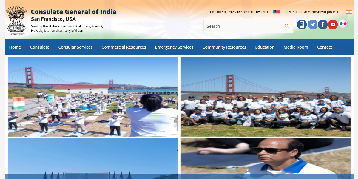 Consulate General of India San Francisco, California -  industry in San Francisco CA