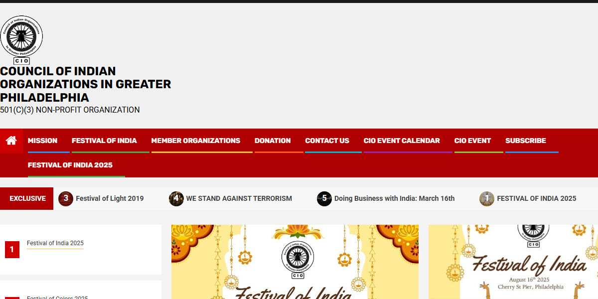 Council of Indian Organizations in Greater Philadelphia -  industry in Morrisville PA