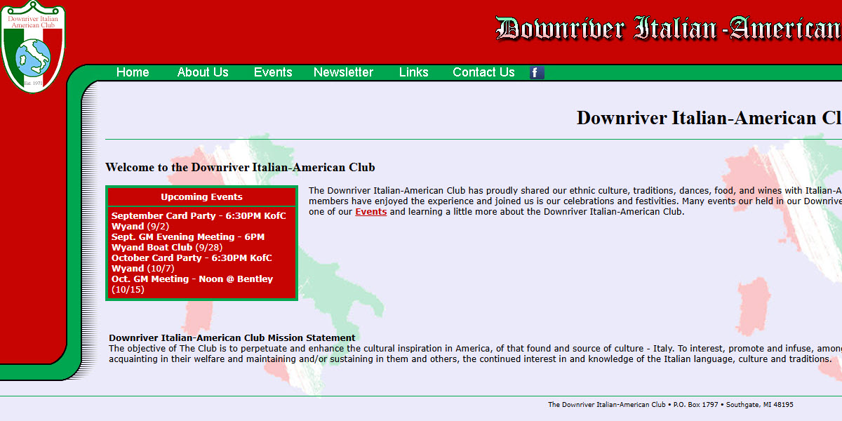 Downriver Italian-American Club -  industry in Southgate MI