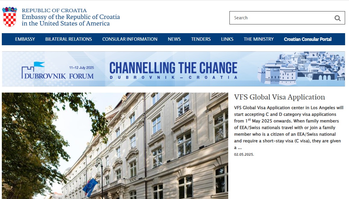 Embassy of the Republic of Croatia in the United States of America cover image