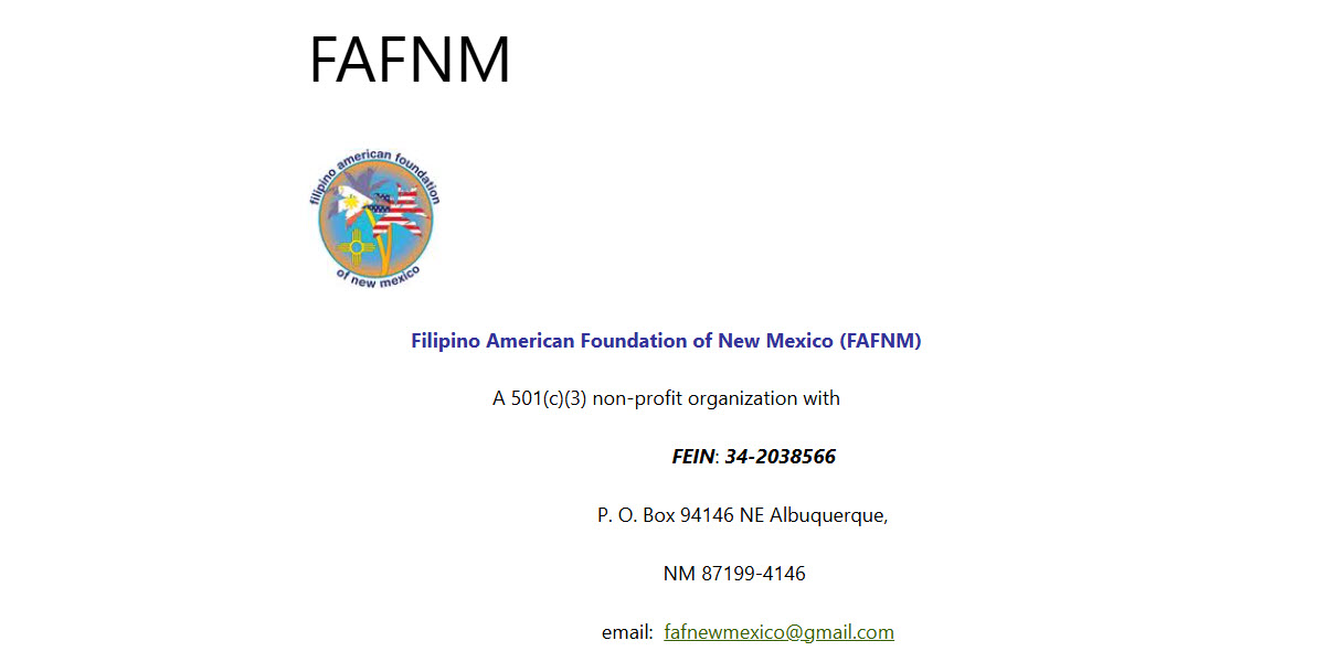 Filipino American Foundation of New Mexico -  industry in Albuquerque NM