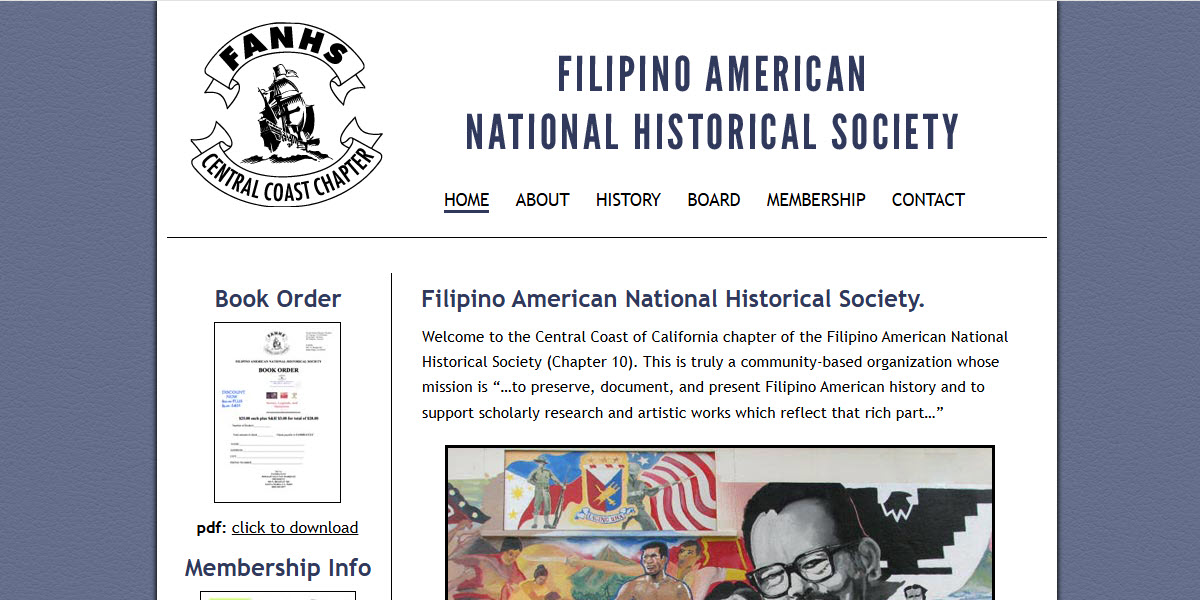 Filipino American National Historical Society Central Coast Chapter