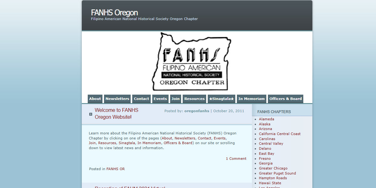 Filipino American National Historical Society Oregon Chapter -  industry in Portland OR