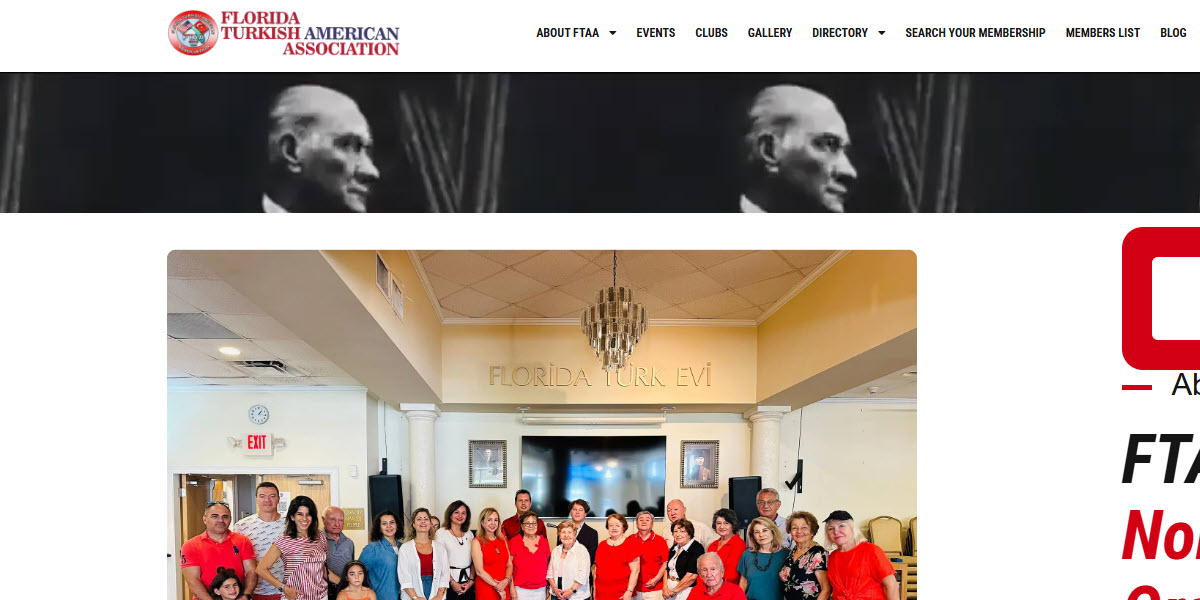 Florida Turkish American Association -  industry in Fort Lauderdale FL