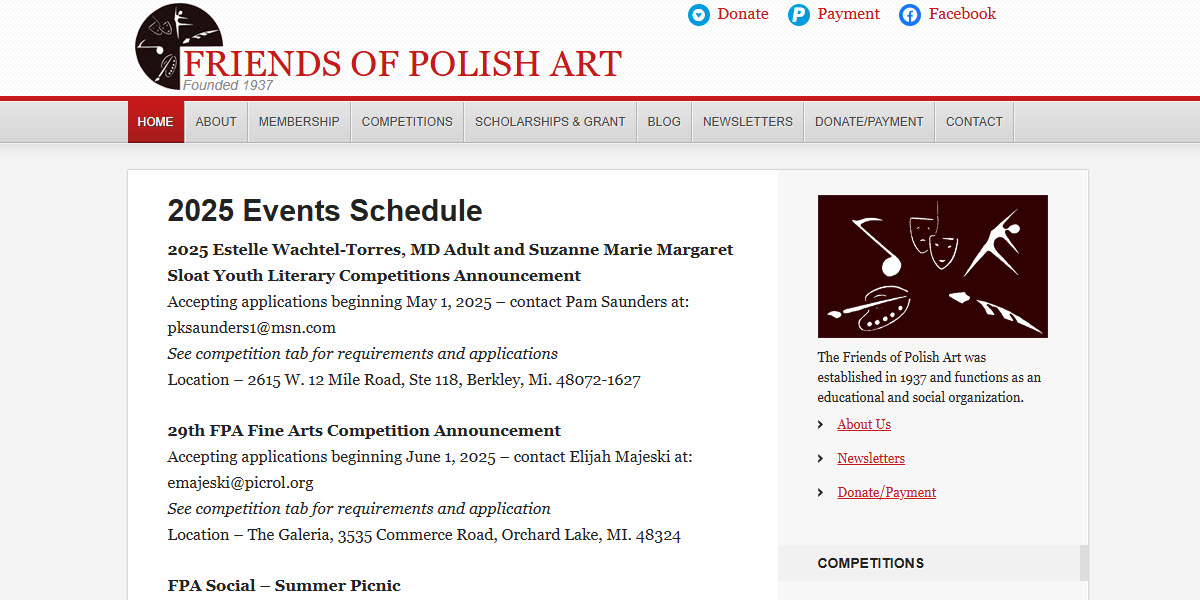 Friends of Polish Art, Detroit